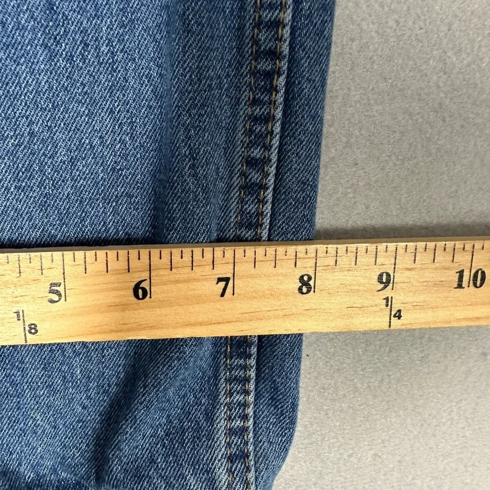 Levis 516 Jeans Mens 36X30 Blue Straight Leg Classic 5-Pocket Red Tab Denim Pant